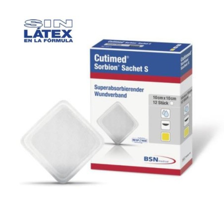 Apósitos estériles superabsorbentes Cutimed Sorbion Sachet S