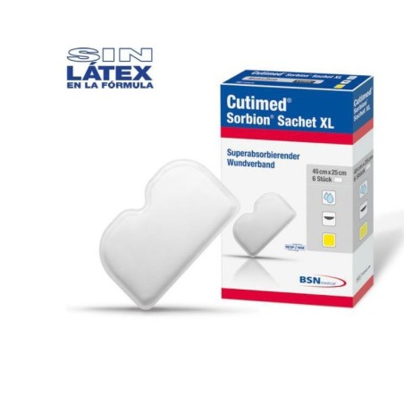 Apósito estéril Superabsorbente Cutimed Sorbion Sachet XL