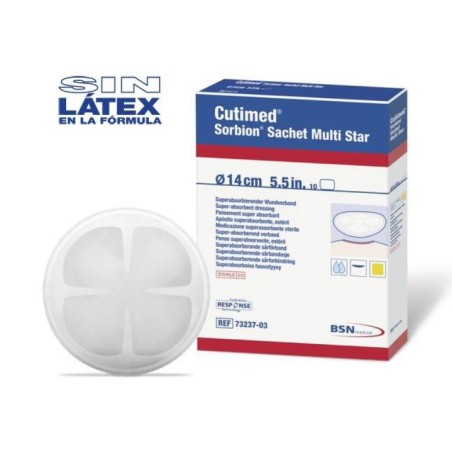 Apósitos estériles Superabsorbentes Cutimed Sorbion Sachet Multi Star