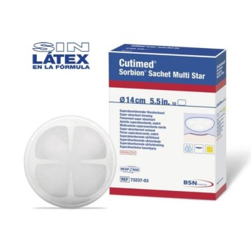 Apósitos estériles Superabsorbentes Cutimed Sorbion Sachet Multi Star