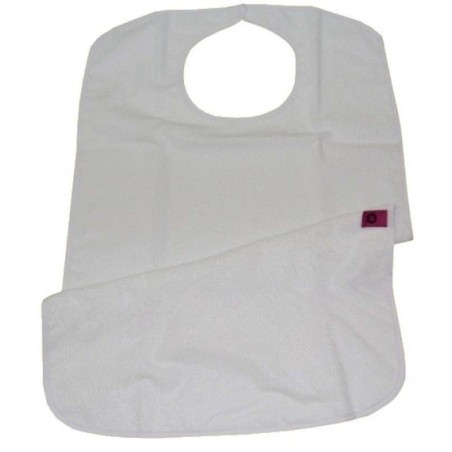 Babero rizo reutilizable 45x75cm con cierre de corchetes