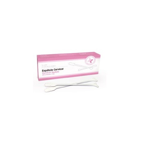 Espátula cervical de plastico caja 200 unidades