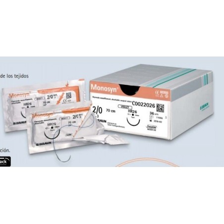 suturas absorbibles Monosyn hebras sin aguja