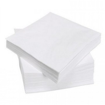 Toallas desechables blancas 30X40cm 50g 100 uds