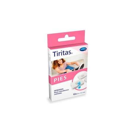 Tiritas famos discos entrededos autoadhesivo
