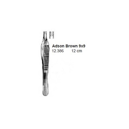 pinza adson browm 9x9 12 cm