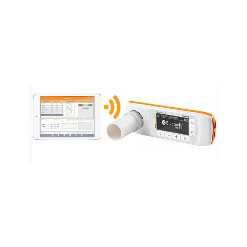 espirómetro spirobank II con conexión bluetooth