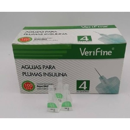 Agujas para pluma de insulina 32G x 4mm