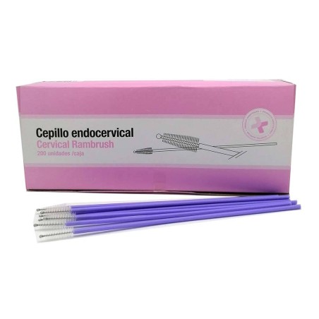 Cepillo endocervical para toma de muestras no estéril Caja 200 unidades