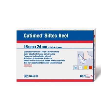 cutimed siltec heel 16x24 cm para talones
