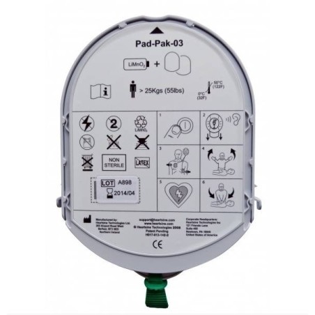 PAD-PAK Adultos de Batería y electrodos para Desfibriladores Samaritan Pad