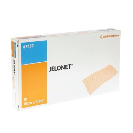 Gelonet apósito de gasa parafinada 10cm x 10 cm caja 100 unidades