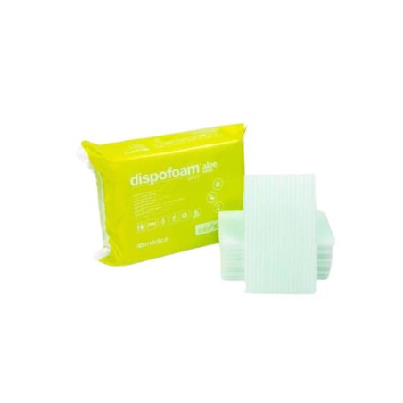 Esponja jabonosa de espuma DispoFoam ALOE VERA 20x12cm paquete 20 unidades