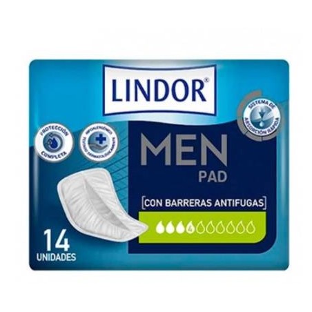 Compresas para hombre Lindor Men Pad Extra 4 Gotas