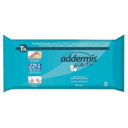 Comprar ADDERMIS BIACTIV Toallas Húmedas higiene intima 60 unidades
