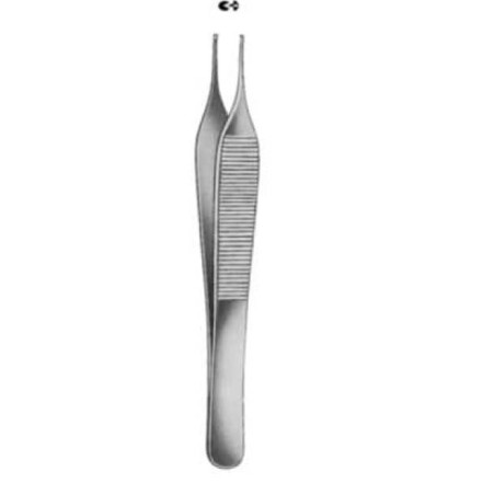Pinza Micro Adson 0,8mm con dientes 12cm