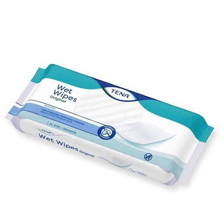 TENA WET WIPES Toallitas húmedas Envase 80 toallitas