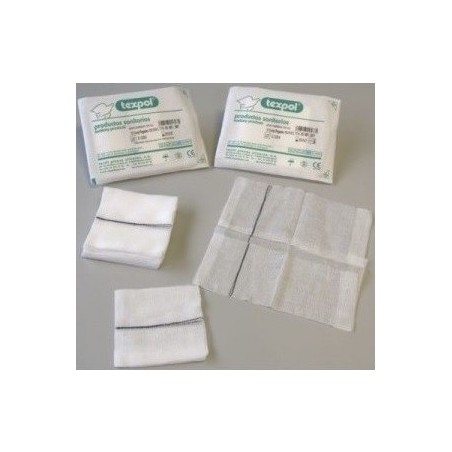 Tira de gasa rectilinea estéril 24 hilos 5m x 1cm