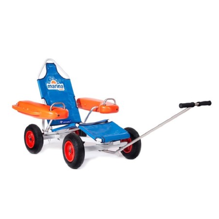 Silla de ruedas anfibia marina