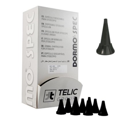 Especulo desechable otoscopio Adulto Dormo-SPEC 4mm 250 unidades