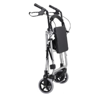 Rollator Nova con asiento cesta de lona y frenos de parking Ayudas Dinámicas