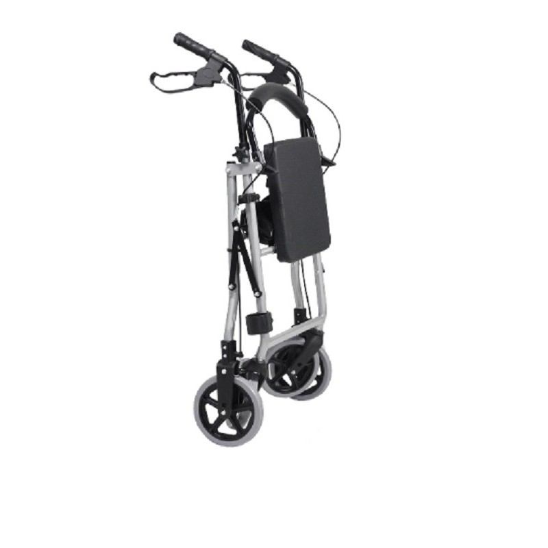 Rollator Nova con asiento cesta de lona y frenos de parking Ayudas Dinámicas