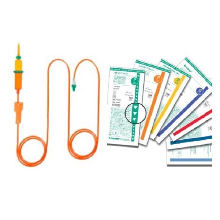 Equipo de Infusión de seguridad intravenosa UV Intrafix Safeset Traslucido Caja 100 unidades