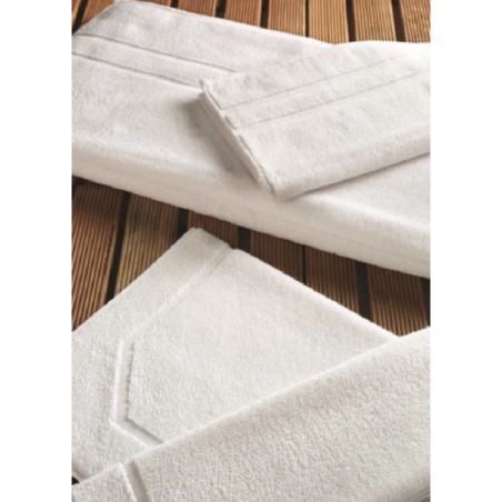 Toalla blanca reutilizable rayas 450 gramos