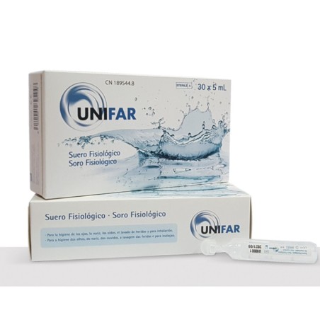 UNIFAR Suero Fisiológico Monodosis Caja 30 unidades