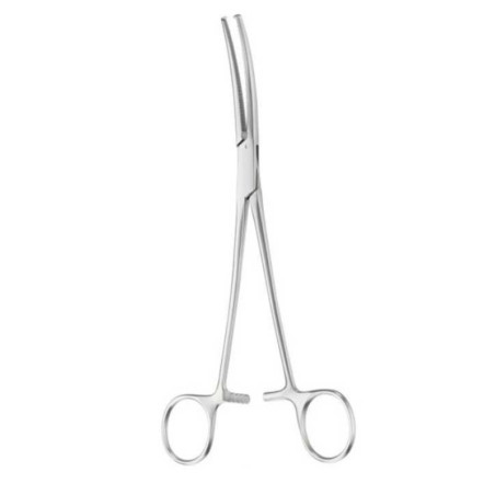 Pinza Ochsner-Kocher curva con dientes