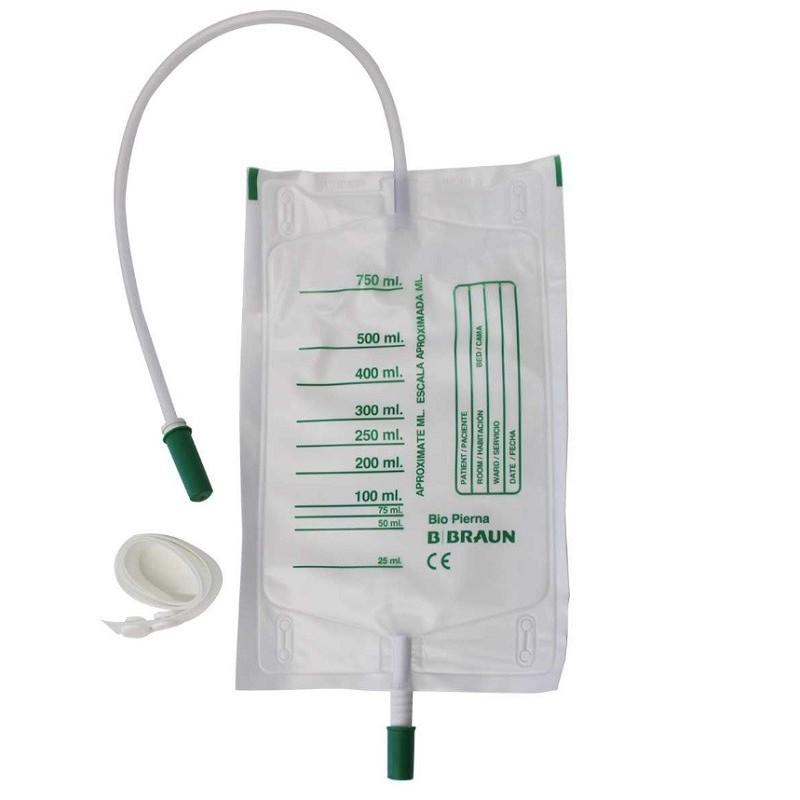 Bolsa de Orina para pierna Biopierna BBRAUN caja 30 unidades