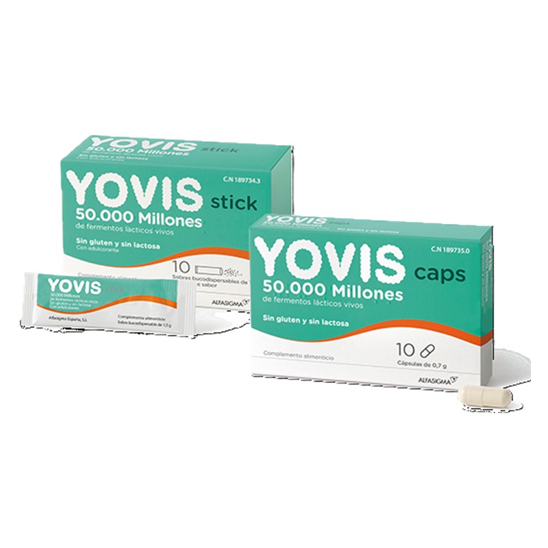 Yovis 4 cepas probióticas Bifidobacterium animalis Streptococcus Lactobacillus acidophilus