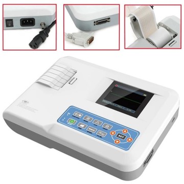 Electrocardiógrafo ECG 1can 100G con interpretación e impresora