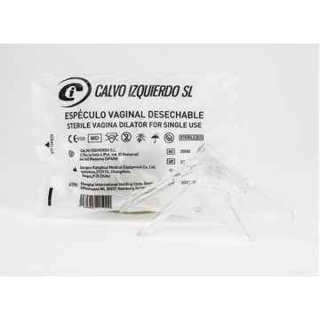 Espéculo vaginal desechable tipo cremallera talla M Unidad