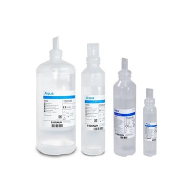 Agua destilada estéril para irrigación y lavado AQUA ECOLAV Caja