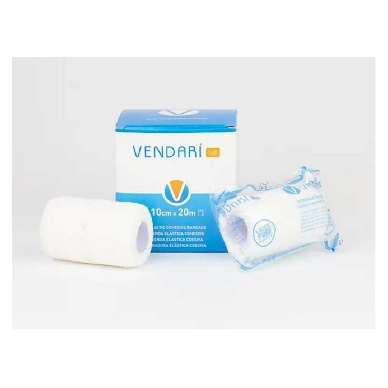 Venda elástica cohesiva Vendari Haft 10cm x 4m Unidad