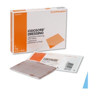 IODOSORB Apósitos 6 x 8 cm caja de 5 Uds
