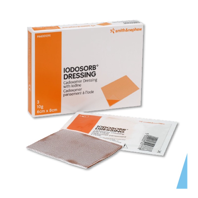 IODOSORB Apósitos 6 x 8 cm caja de 5 Uds