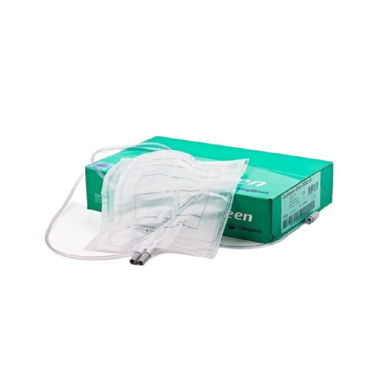 Bolsas recogida orina cama Conveen clásica 2 litros tubo 100 cm 30 unidades
