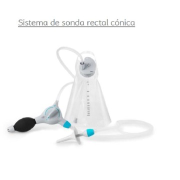 Sistema de sonda rectal cónica