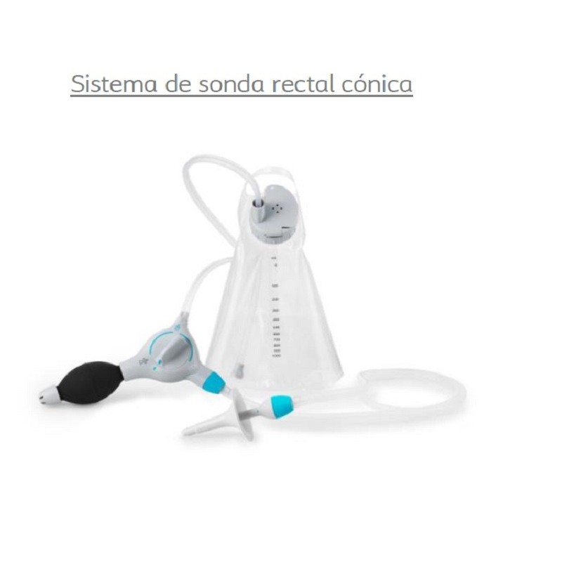 Sistema de sonda rectal cónica