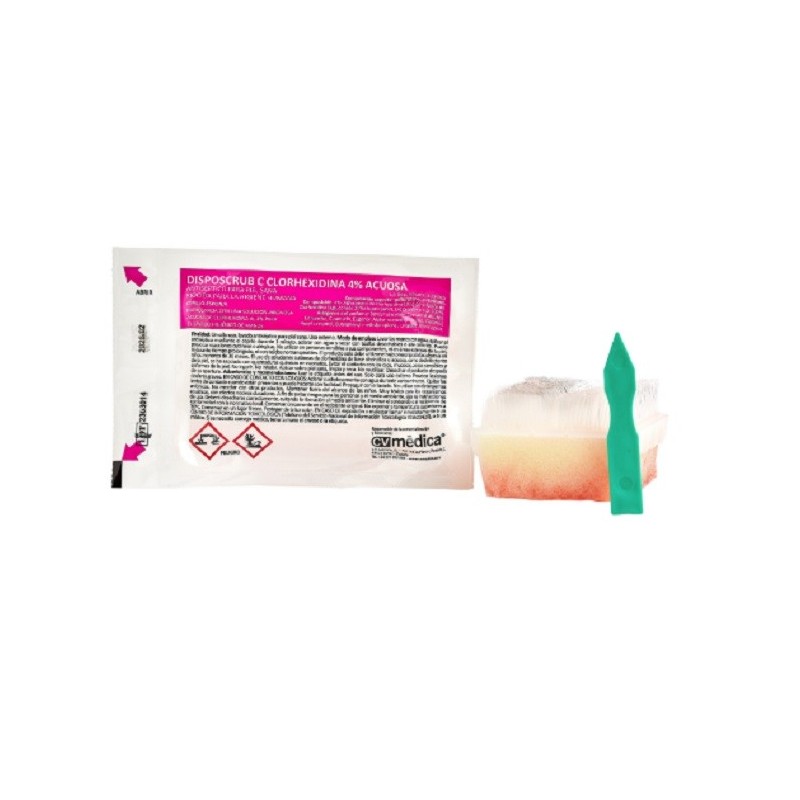 Cepillo Quirurgico Impregnado con Clorhexidina 4,0% Disposcrub C Unidad