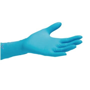 NATURFLEX 300 Guantes de examen de nitrilo sin polvo puño largo