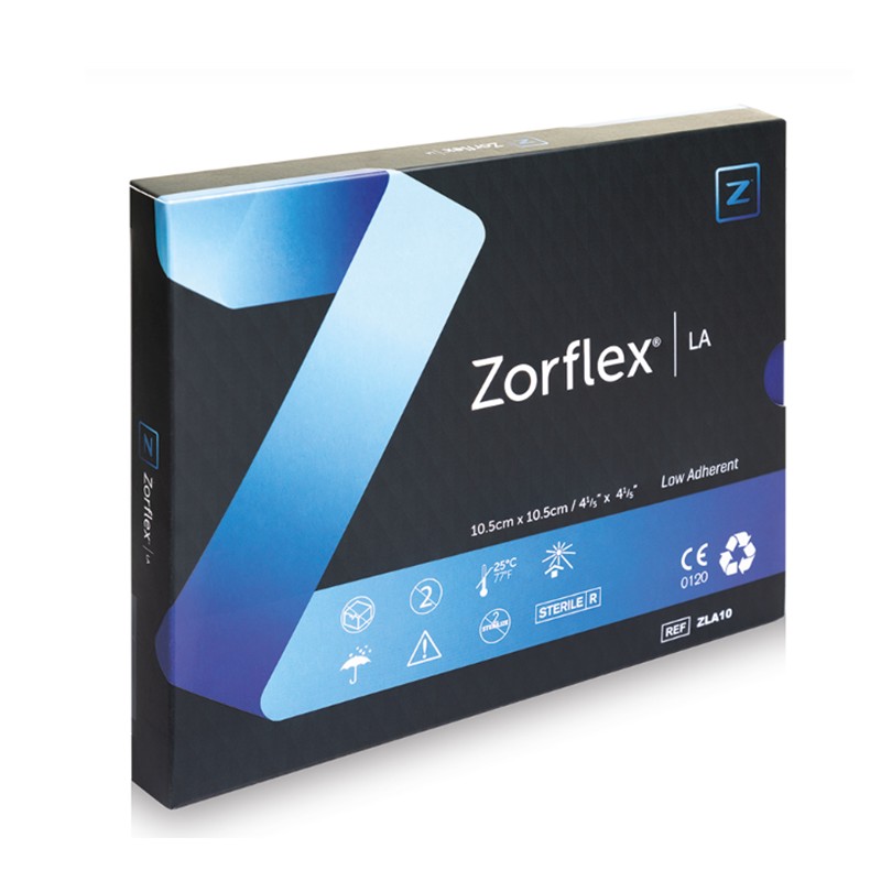 ZORFLEX LA Apósitos poco adherentes con carbón activado