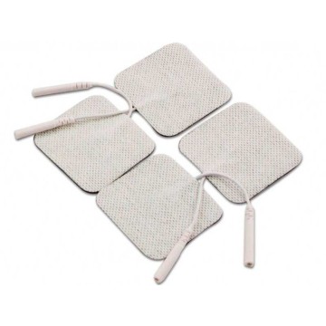 Pack de 4 Electrodos adhesivos gelificados para TENS y EMS 50x50 mm