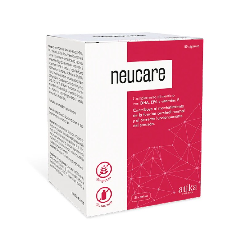 NEUCARE cápsulas contribuye al mantenimiento de la función cerebral normal y al correcto funcionamiento del corazón