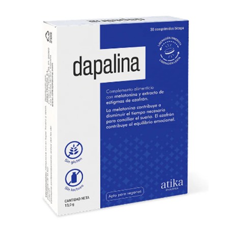 DAPALINA complemento alimenticio para conciliar el sueño 30 comprimidos
