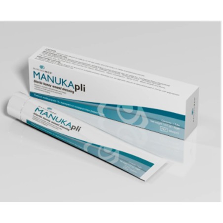 MANUKAPLI Miel de Manuka 100% para tratamiento de heridas Bote 44 gramos