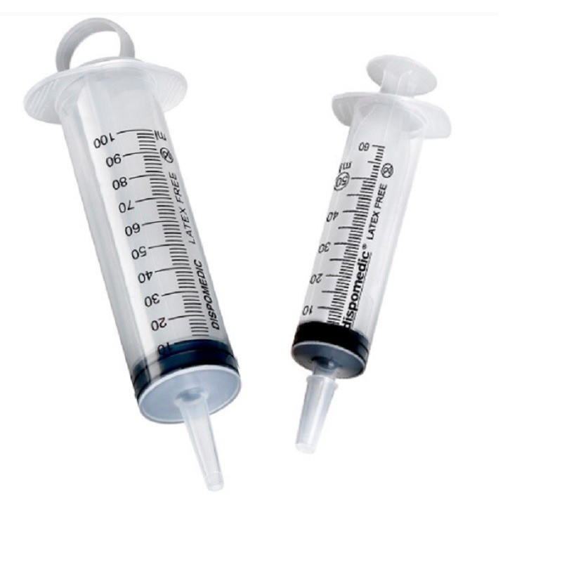 Jeringa 3 cuerpos 50 ml Cono catéter Alimentación CV Unidad