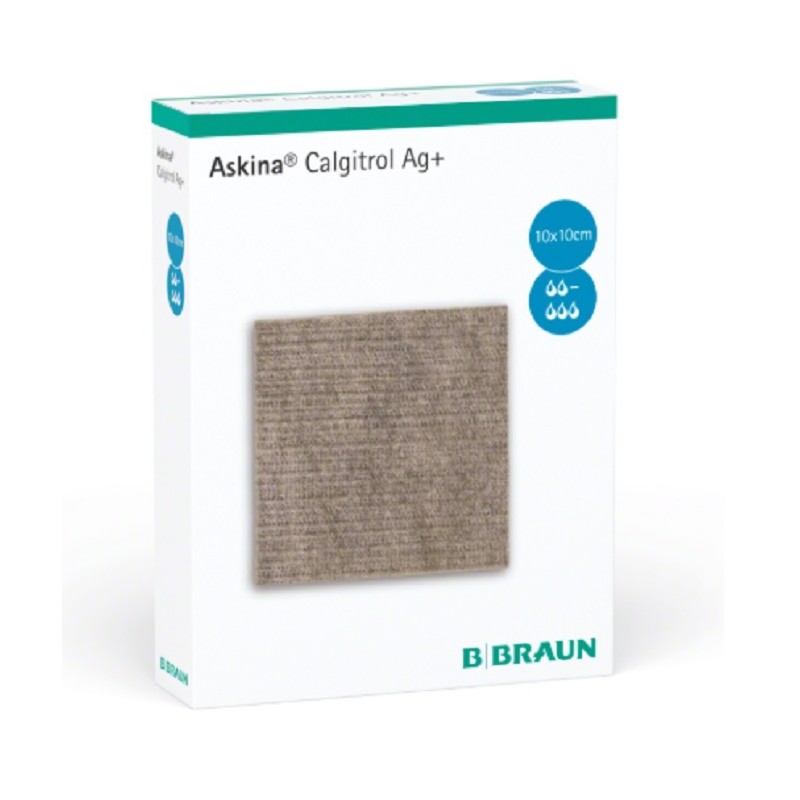 ASKINA CALGITROL AG+ Apósito hidrocelular con alginato y plata